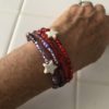 Purple Wraparound Bracelet with Star